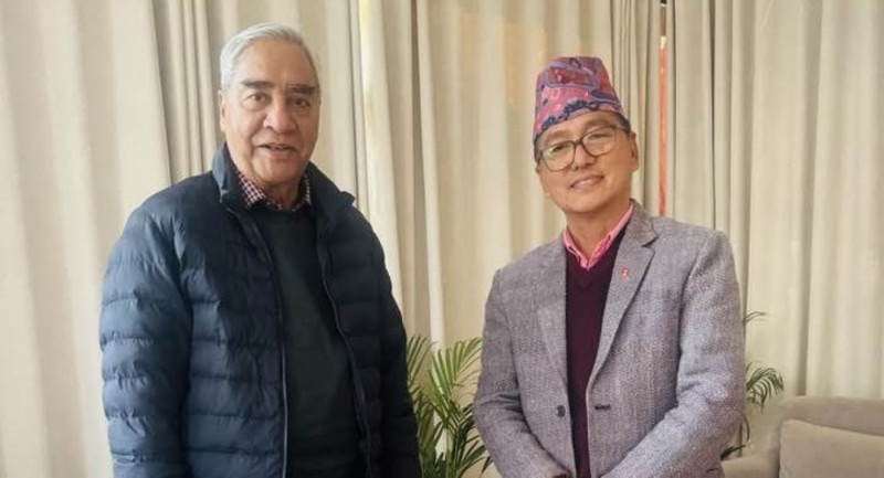 देउवा र लिङ्देनबीच भेटवार्ता