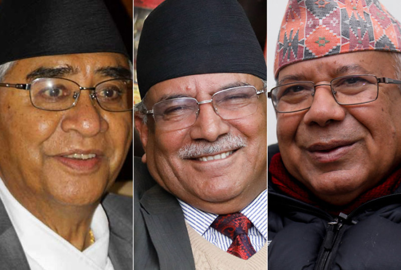देउवालाई प्रचण्ड–माधवको नयाँ प्रस्ताव – तीन पदमध्ये एक रोजेर लिनुस् 