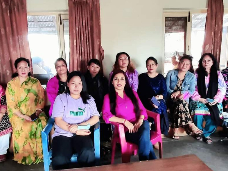 राप्रपाकाे महिला संगठनले तीजको दर खाने कार्यक्रमको साटो मिर्गौला पीडितलाई सहयोग गर्ने
