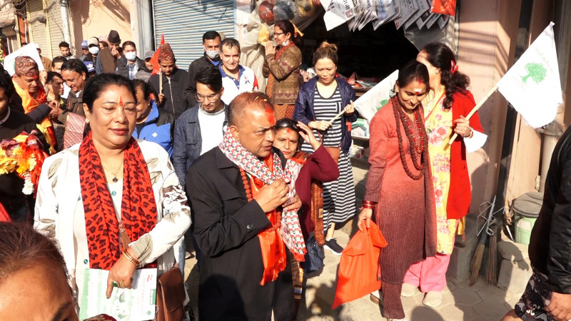चुनाव जितेर प्रधानमन्त्रीका लागि भिड्ने हाे : गगन थापा