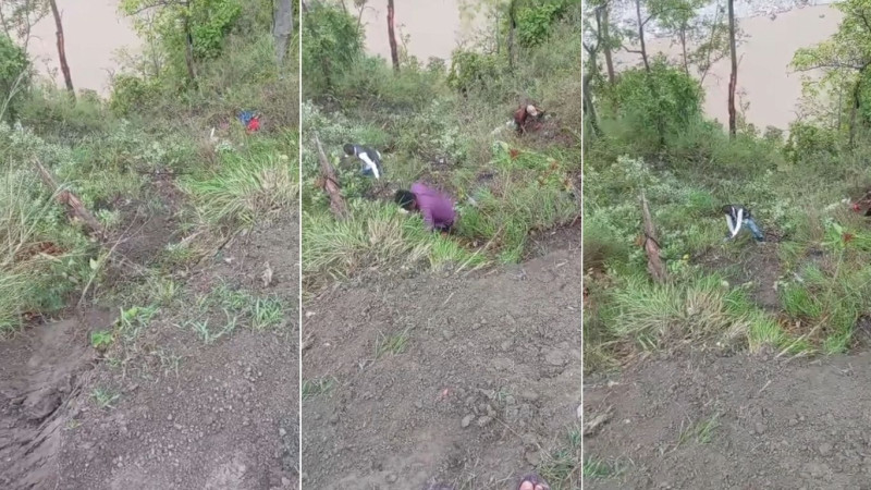 कालीकोटतर्फ जाँदै गरेको गाडी कर्णाली नदीमा खस्यो