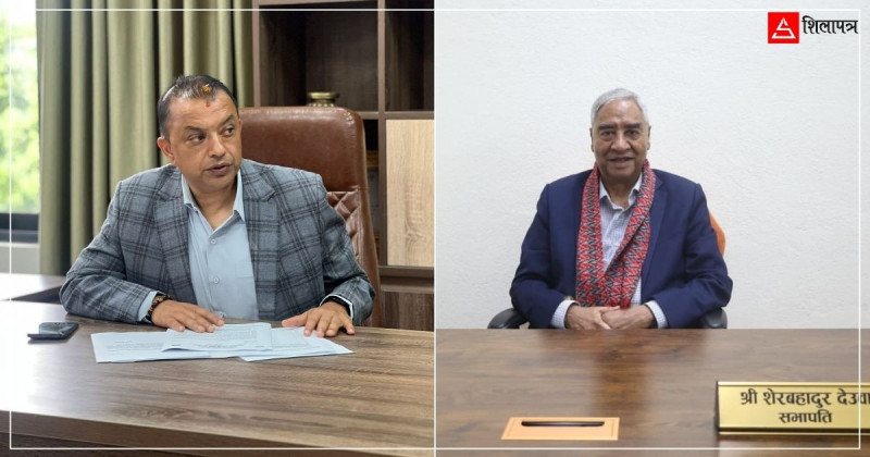 भेटका लागि गगनले समय माग्दा देउवाद्वारा अस्वीकार !