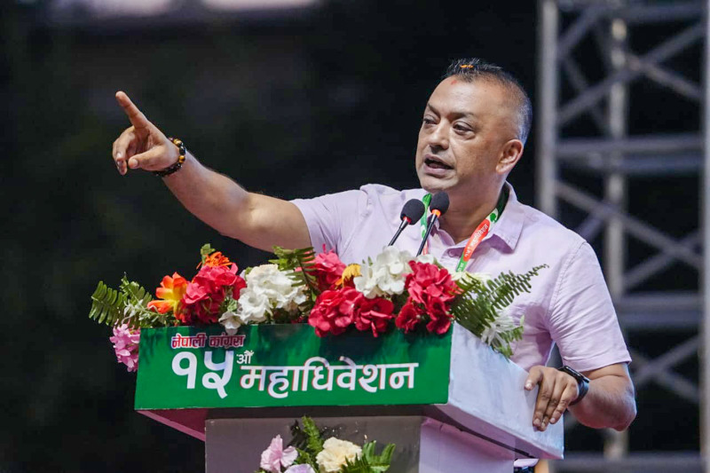 डेमोक्रेसी र डेलिभरीबीच पुलको काम कांग्रेसले गर्छ : गगन थापा