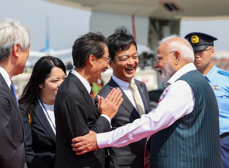 चीन जानुअघि जापान पुगे मोदी