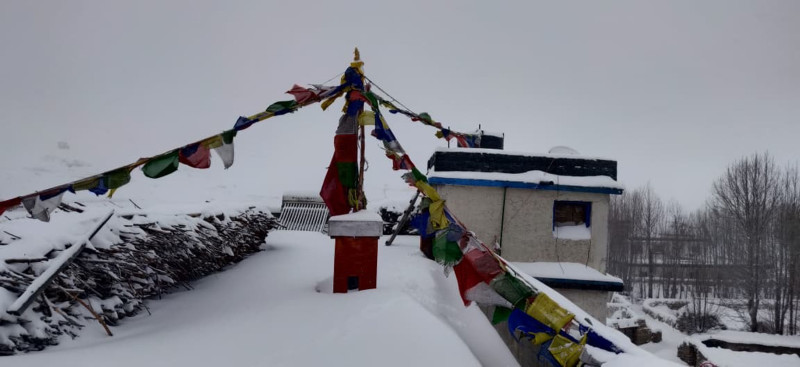 हिमाली भेगमा हल्का वर्षासहित हिमपातको सम्भावना