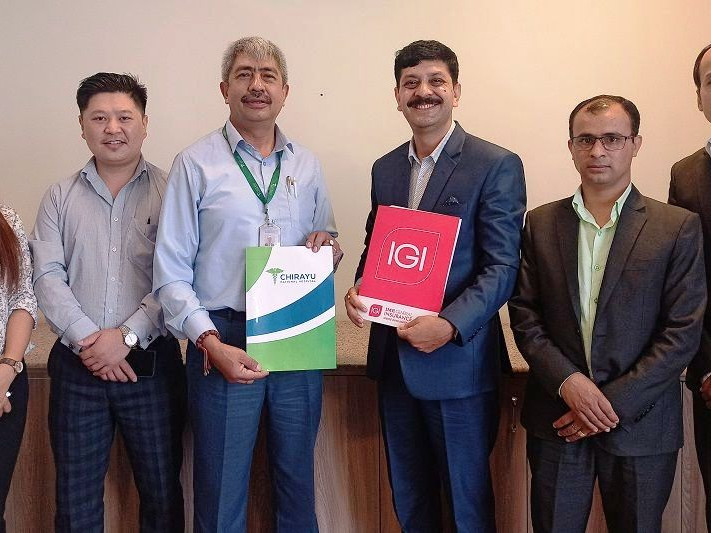 आईएमई जनरल इन्स्योरेन्स र चिरायु नेसनल हस्पिटलबीच नगदरहित सेवा दिनेसम्बन्धी सम्झौता