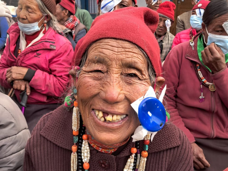 हुम्लाको नाम्खामा खुल्यो पहिलो आँखा उपचार केन्द्र, शिविरबाटै १०७ जनाको मोतिविन्दुको शल्यक्रिया