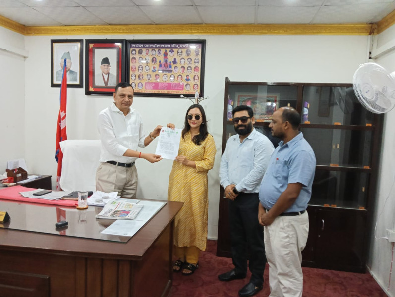 नेपाली कांग्रेस मधेश प्रदेश स्वास्थ्य विभागद्वारा मुख्यमन्त्रीलाई ध्यानाकर्षण