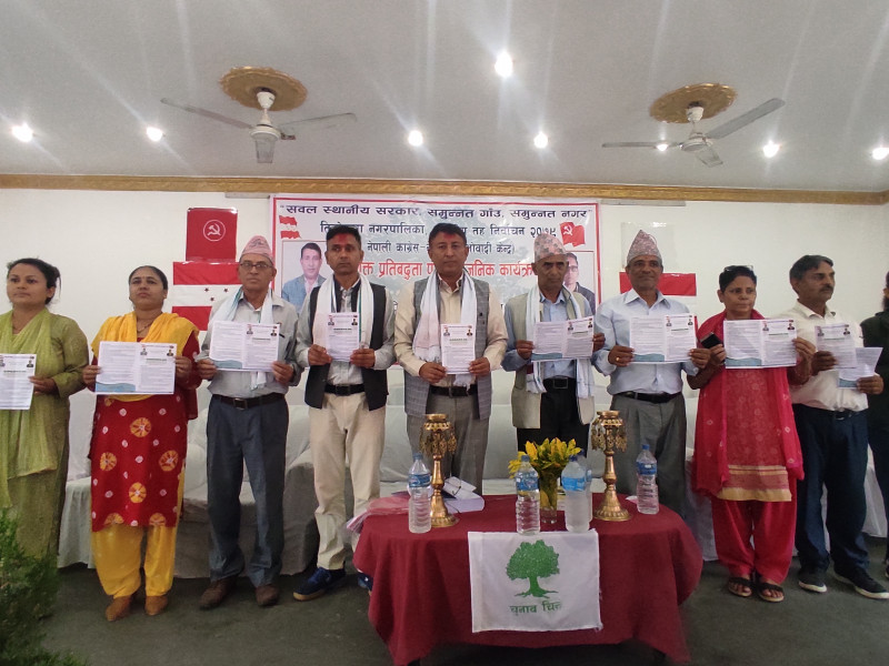 ५० प्रतिशत कर घटाउने तिलोत्तमाका कांग्रेस उम्मेदवार खाँणको प्रतिवद्धता