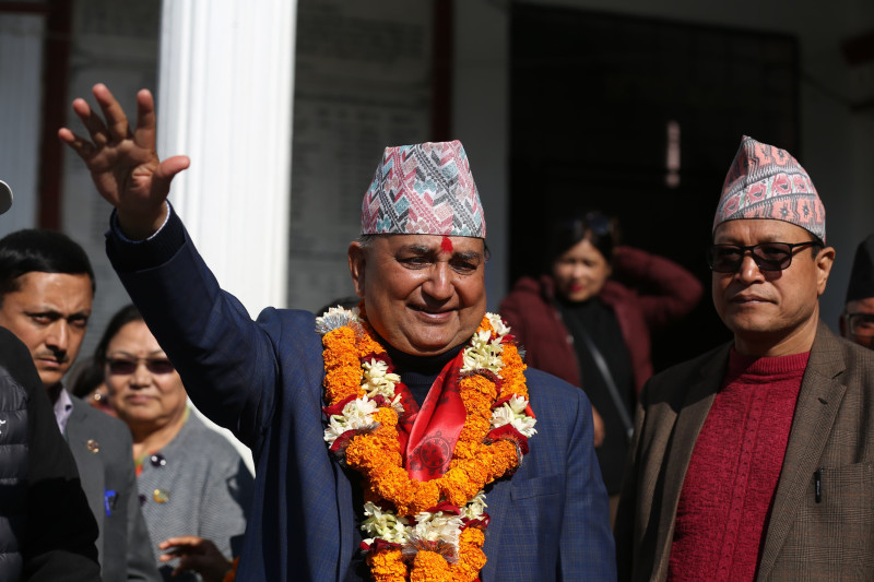 काठमाडौं–५ मा आजपाका उम्मेदवार पौडेलले एमालेका पोखरेललाई सघाउने 