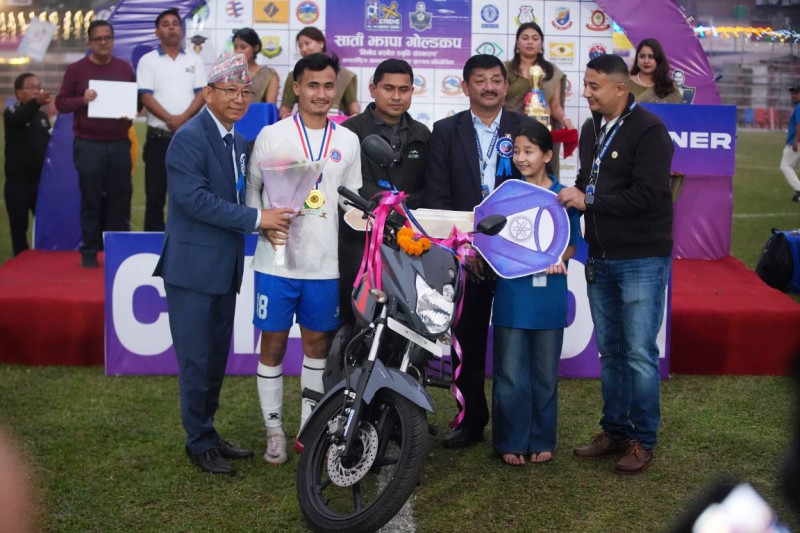 मच्छिन्द्र क्लबले जित्यो झापा गोल्डकपको उपाधि 