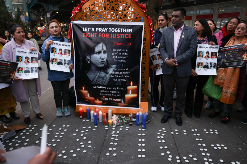 इनिशा बिक हत्या प्रकरणका दोषीलाई कारबाही र मृतात्माको चिर शान्तिका लागि अमेरिका दीप प्रज्वलन (तस्वीरहरू)