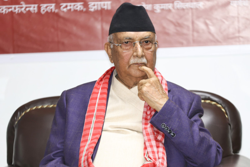 जनताको फैसला शिरोधार्य गर्ने ओलीको भनाइ, नेतृत्व छोड्नेबारे केही बोलेनन्