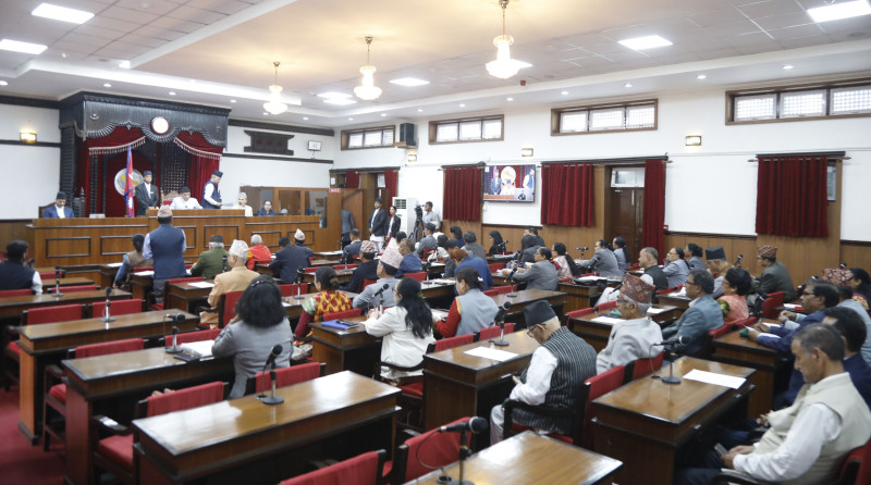 राष्ट्रियसभामा नीति तथा कार्यक्रममाथिको छलफल पुन: सुरु