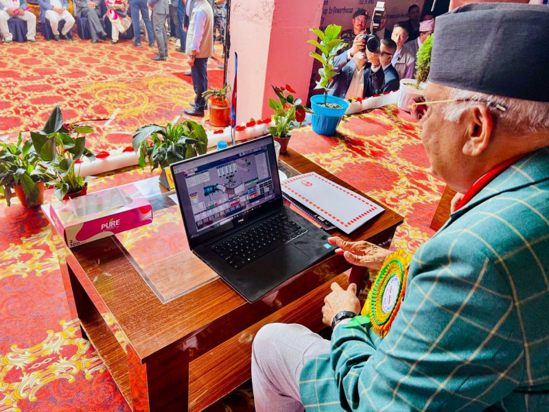 प्रधानमन्त्री ओलीले गरे रानी जमरा कुलरिया आयोजनाको सिँचाइ, जलविद्युत् र प्रसारण लाइनको उद्घाटन