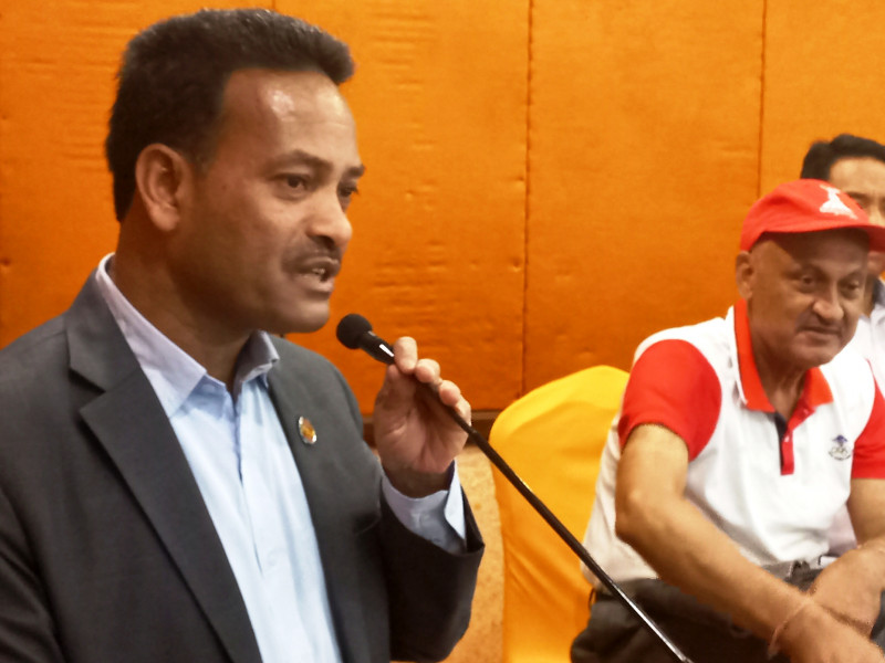 कुनै पनि बहानामा राष्ट्रिय खेलकुदको निर्धारित मिति नसार्ने खेलकुदमन्त्रीको बाचा