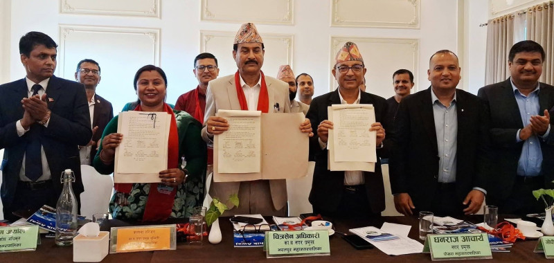 पोखरा–भरतपुर–लुम्बिनीबीच पर्यटन प्रवर्द्धनका लागि ‘सिल्भर ट्रयाङ्गल’ समझदारी