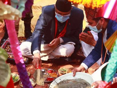 लुम्बिनी केबलकार शिलान्यास : साढे ३ अर्ब लगानी, एक वर्षमा सञ्चालनमा आउने दाबी