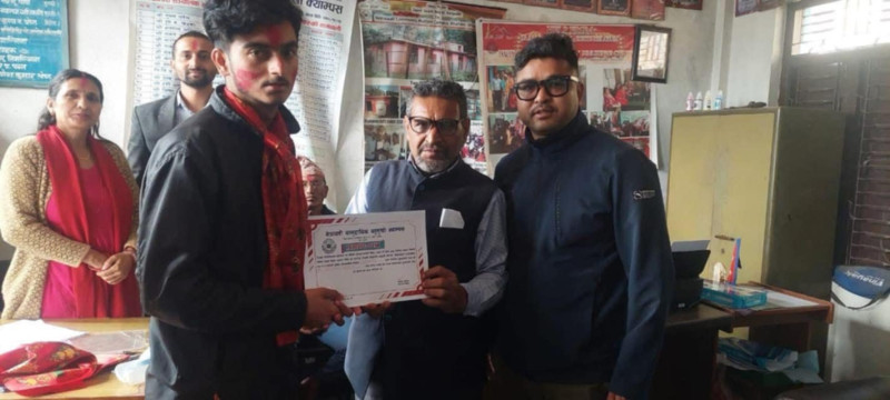 धादिङकाे नेत्रावती क्याम्पसको स्ववियु सभापतिमा अखिल (क्रान्तिकारी) का अभिषेक निर्विरोध