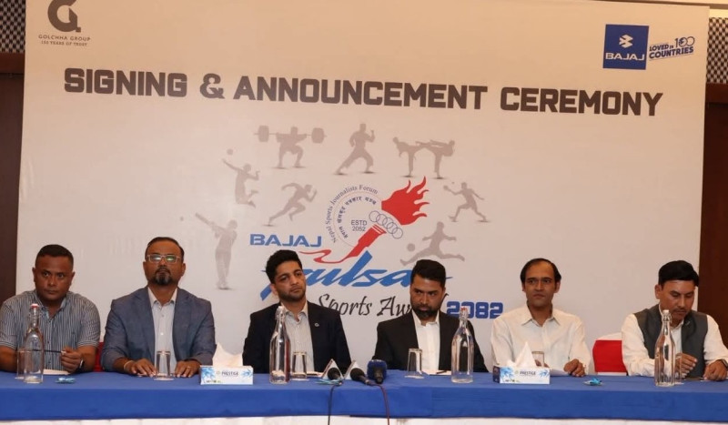 एनएसजेएफ पल्सर स्पोर्ट्स अवार्ड १८ भदौमा, गोल्छा ग्रुपसँग सम्झौता नवीकरण