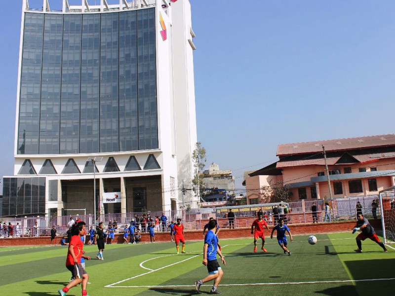 एनसेलद्वारा पुनर्निर्माण सम्पन्न लैनचौर मैदान हस्तान्तरण
