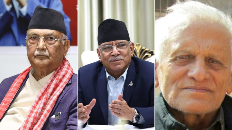 लुम्बिनीमा सरकार बनाउन ओली–प्रचण्डलाई मोहनविक्रमकाे साथ