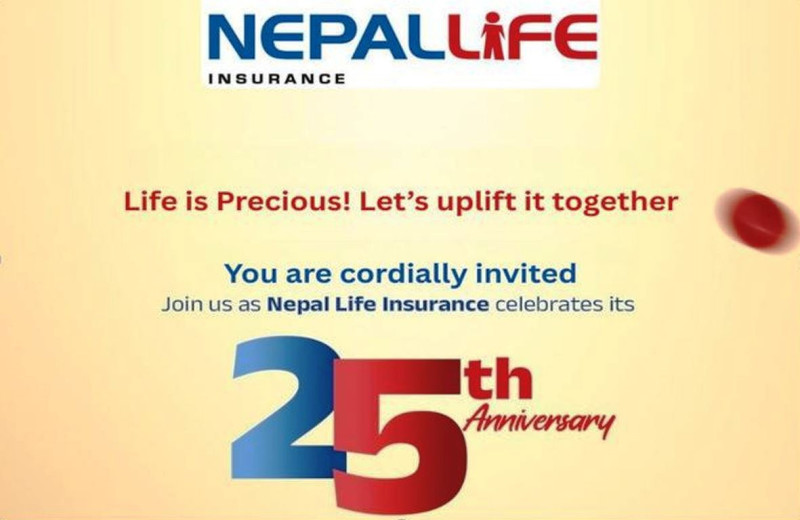 २५औँ वार्षिकोत्सवको अवसरमा नेपाल लाइफको निःशुल्क स्वास्थ्य शिविर तथा रक्तदान कार्यक्रम