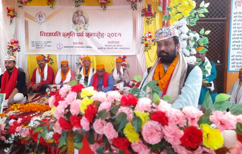 विद्यापति नेपाल र भारत दुवैका साझा धरोहर हुन्  : नेता निधि