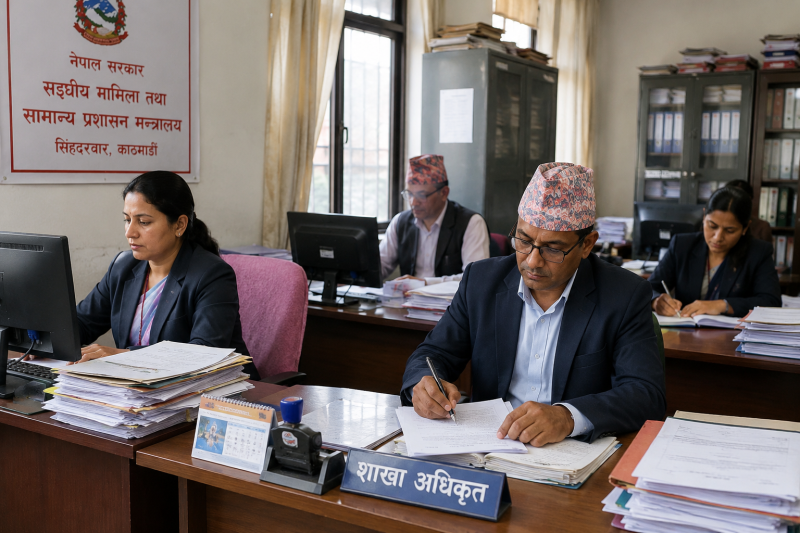 अध्यादेशले नसमेटेका कर्मचारी संगठन सञ्चारमन्त्रीका स्वकीयको आदेशमा हटाइँदै