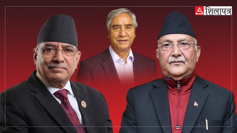 ओली–प्रचण्ड भेटको अन्तर्य : कांग्रेस, एमाले र नेकपा मिल्ने वार्मअप !