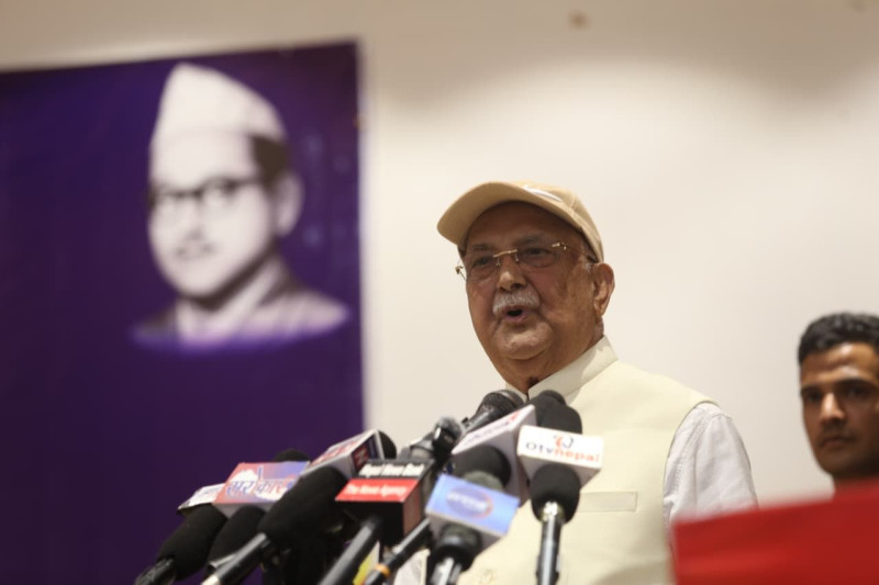 ओलीले आक्रोशित हुँदै भने– तीन पार्टीले खाए होइन, बलिदान दिए