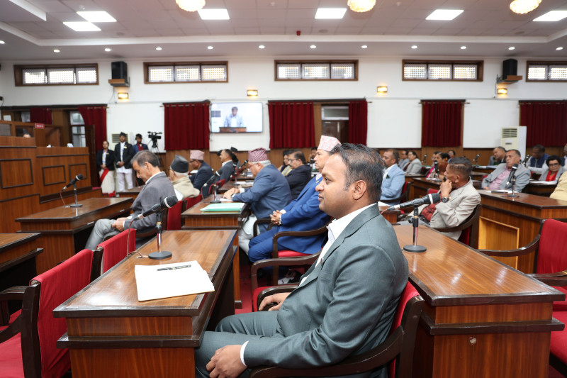 राष्ट्रियसभा बैठक : दुई दिन बिदाले पार्ने प्रभावबारे सरकारको ध्यानाकर्षण