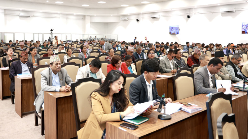 मन्त्री उपस्थित नभएपछि संसद बैठक स्थगित