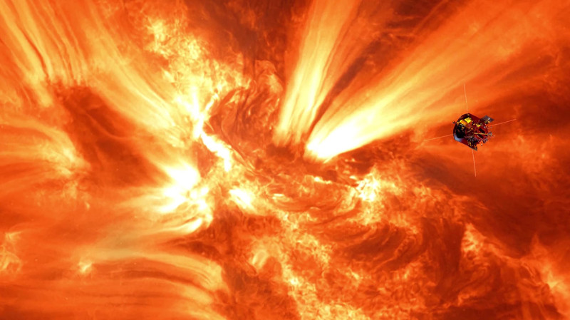 सूर्यको सबैभन्दा नजिक पुग्यो नासाको स्पेसक्राफ्ट, ९८२ डिग्री तापमा सुरक्षित