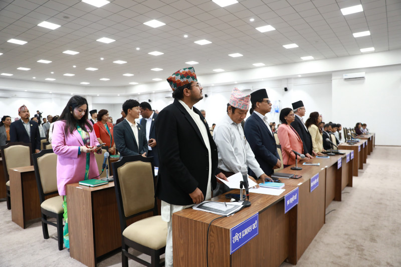विपक्षीकाे अवराेधपछि प्रतिनिधिसभा बैठक १५ मिनेटका लागि स्थगित