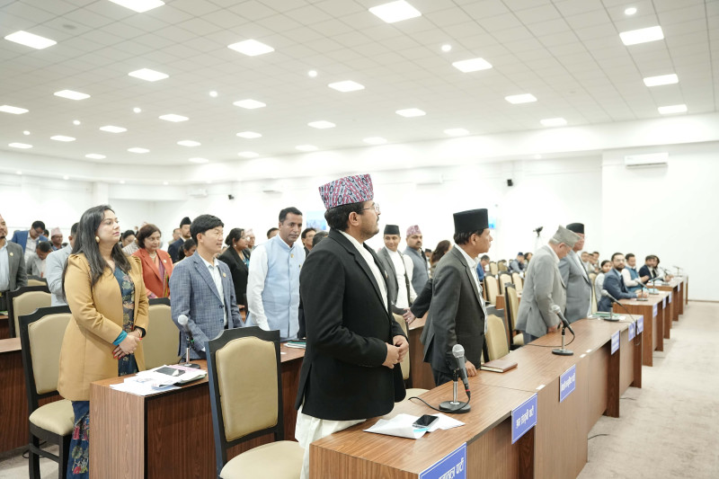 संसद बैठकमा फेरि पनि विपक्षीको अवरोध