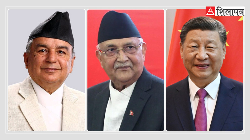 चीन भ्रमणको निम्तो: राष्ट्रपतिद्वारा अस्वीकार, सीसँग भेट्‌ने निश्चित भएपछि प्रधानमन्त्री राजी