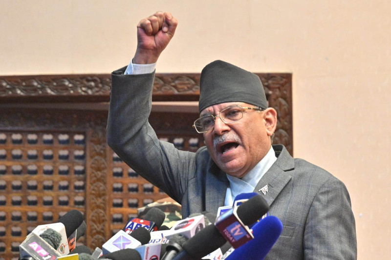 समाजवादी मोर्चा घोषणा एमाले-माओवादी एकता जस्तो हतारमा गरिएको होइन: प्रचण्ड 