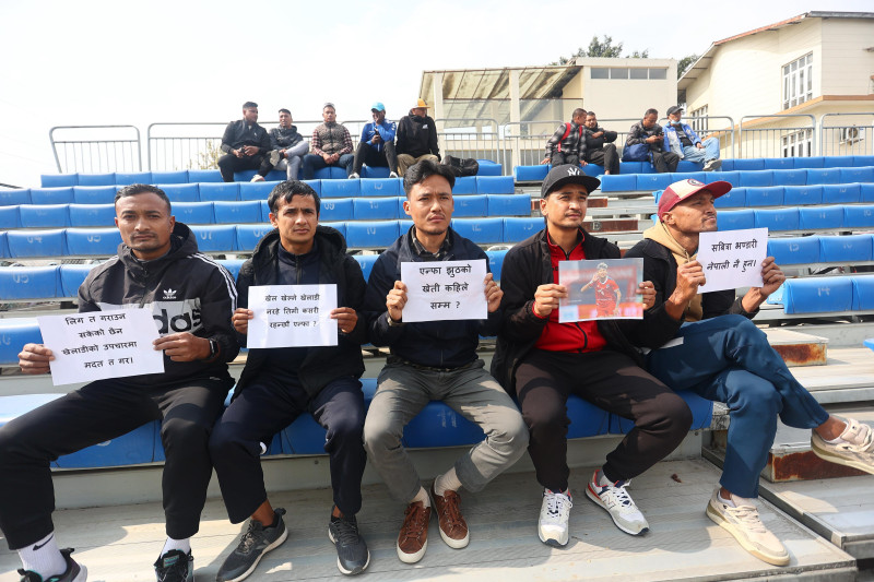 साम्बाको उपचारमा एन्फा उदासीन, खेलाडीहरूले गरे प्रदर्शन [तस्वीरहरू]