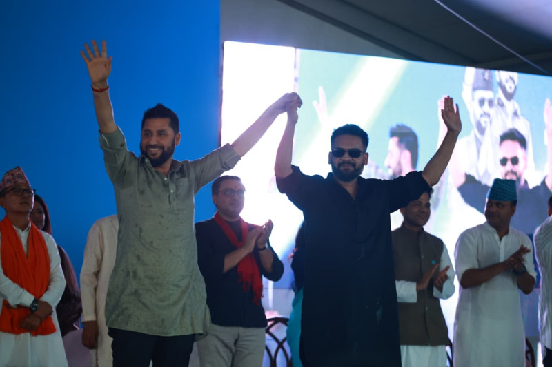 रवि लामिछानेले सभापतिमा दिए उम्मेदवारी, बालेन प्रस्तावक