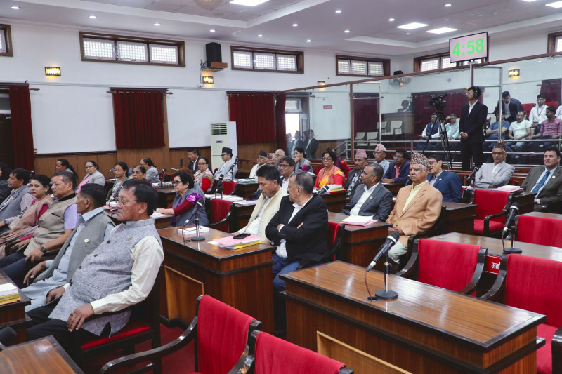 कार्यसूचीमा प्रवेश नगरी राष्ट्रियसभाको बैठक स्थगित
