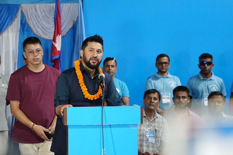 सभापतिको शपथ खाएपछि रवि लामिछानेले भने– रास्वपा झनै परिपक्व भयो