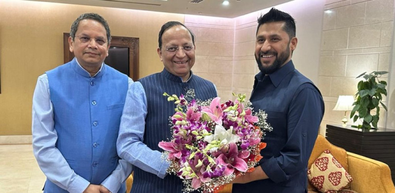 भारतमा रवि लामिछानेलाई भाजपाका शीर्ष नेताद्वारा स्वागत