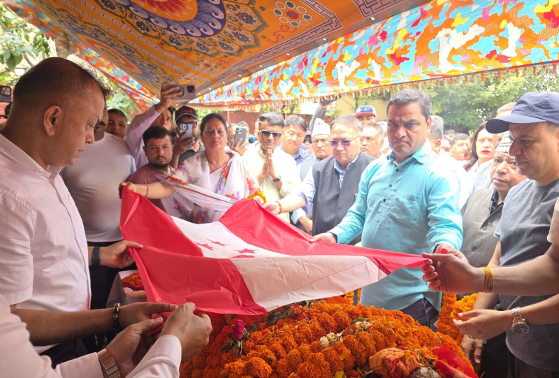 कांग्रेस नेता राजेन्द्र खरेलको आज दिउँसो पशुपति आर्यघाटमा दाहसंस्कार गरिने