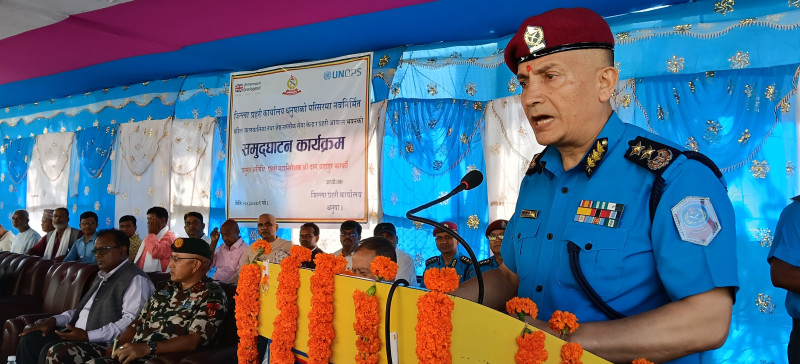 शान्तिपूर्ण समाजका लागि समुदाय-प्रहरी साझेदारी अपरिहार्य : आईजीपी कार्की