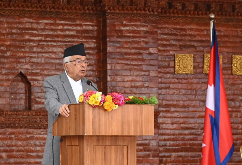 इतिहासको असल पक्षको अनुसरण गर्न सके मात्र वर्तमानलाई न्याय गर्न सकिन्छ : राष्ट्रपति पौडेल