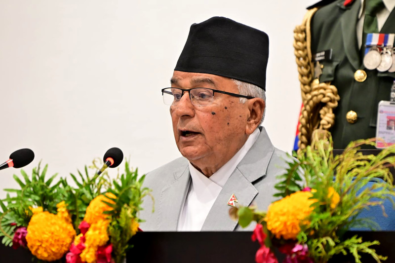 वातावरण सुधारका गतिविधि प्रवर्द्धन गर्न राष्ट्रपतिको आह्वान