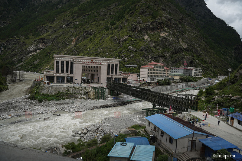 बाढीपछिको रसुवागढी : दुई अर्ब लगानीको बन्दरगाह निर्माण अलपत्र
