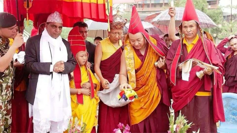लुम्बिनी विकास कोषमा पुनः विवाद, एउटै स्थानमा दुई गुम्बा बनाउन भूमिपूजन हुँदै