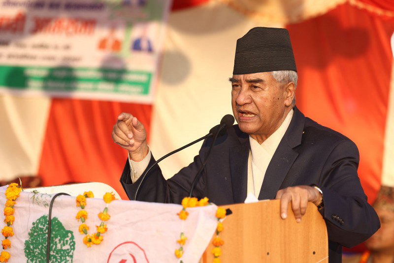 प्रधानमन्त्री देउवाले आज पनि डडेल्धुरामा चुनावी सभालाई सम्बोधन गर्ने, साँझ काठमाडाैं फर्किंदै